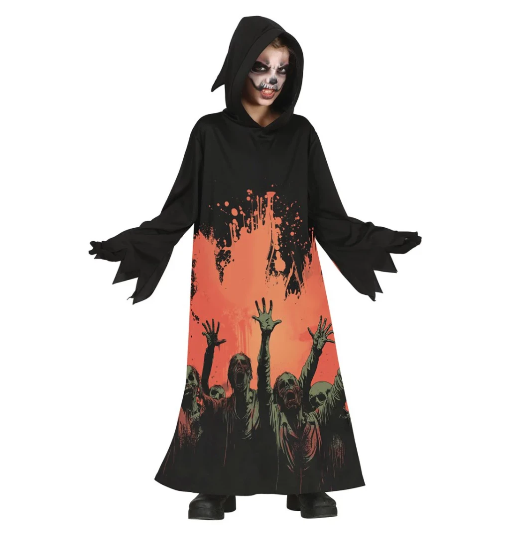 Dětský kostým Zombie s kapucí