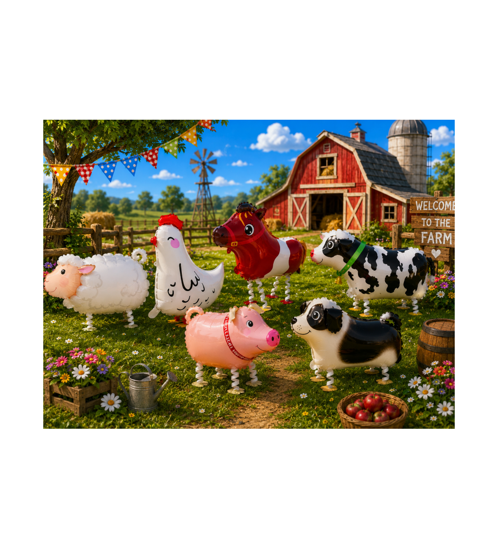 Chodící balónek – kůň