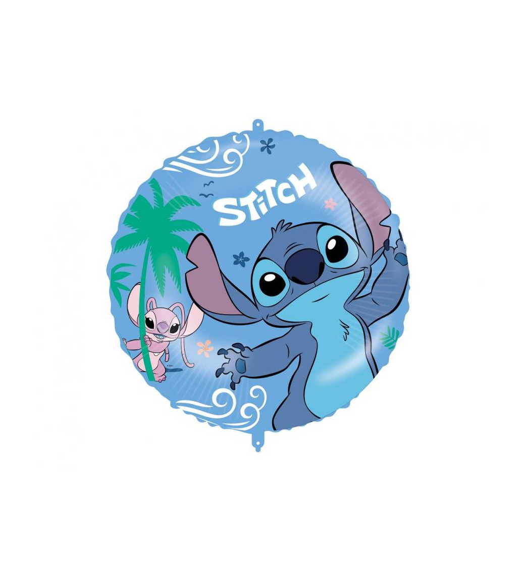 Stitch & Angel – fóliový balónek Disney