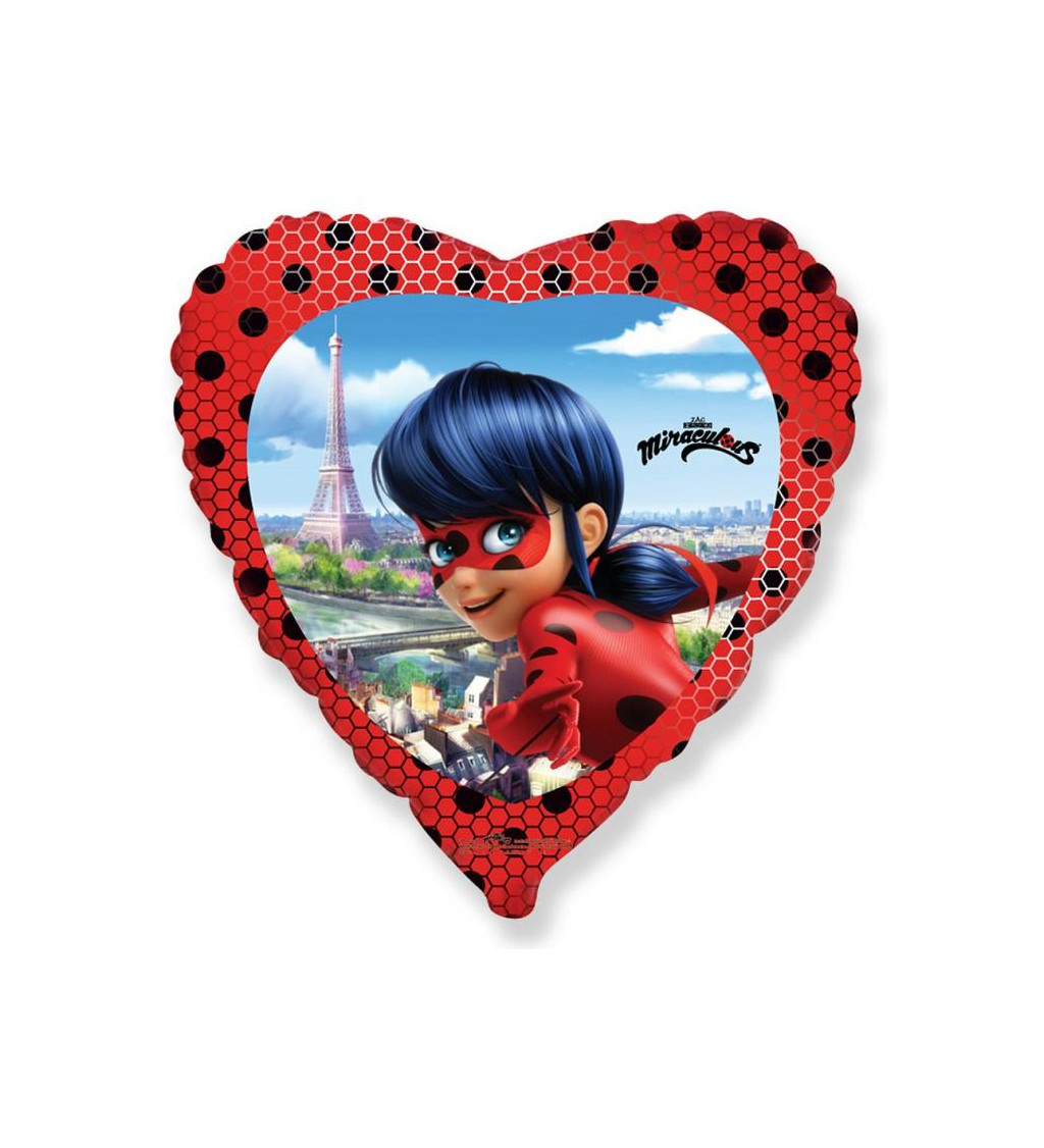 Miraculous – Beruška Ladybug fóliový balónek 46 cm