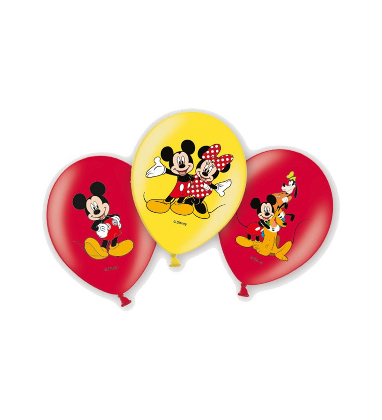 Latexové balónky Mickey mouse