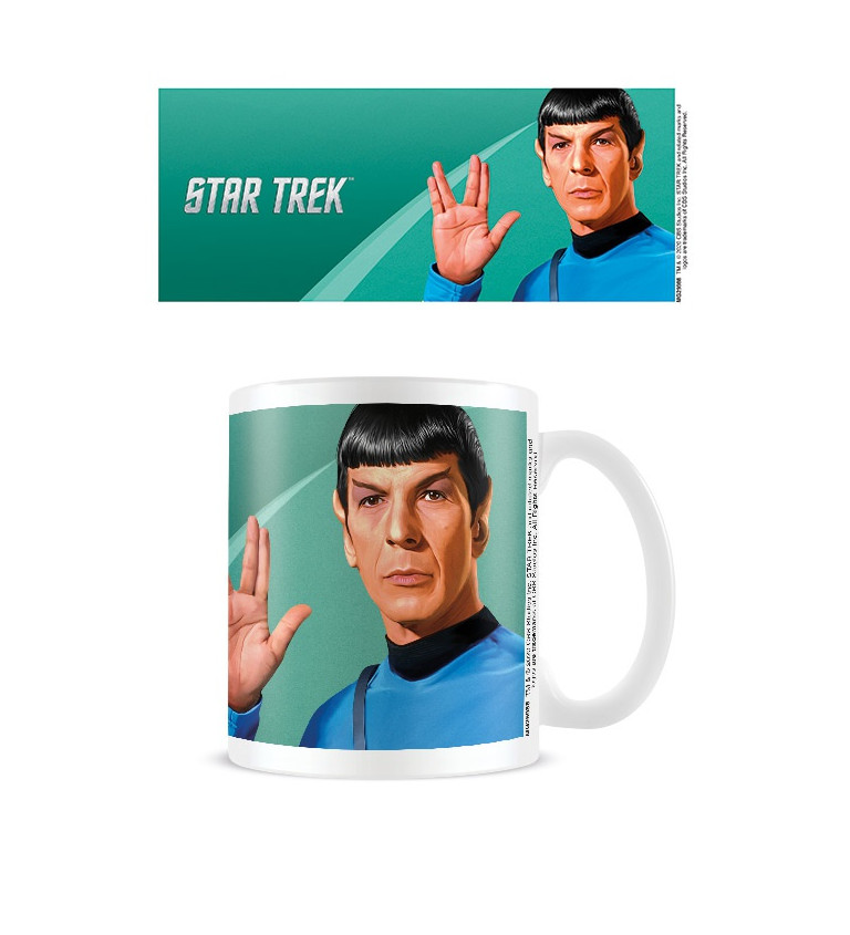 Keramický hrnek Star Trek (Spock Green )