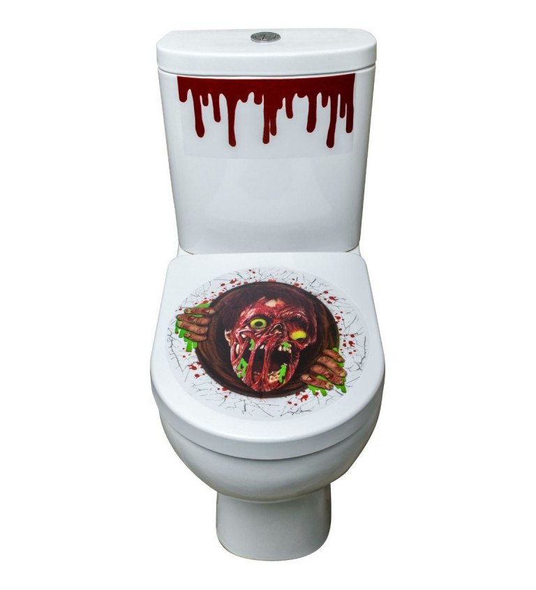 Zombie Samolepka na WC prkénko
