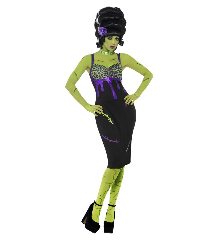 Dámský halloweenský kostým - Frankensteinova žena