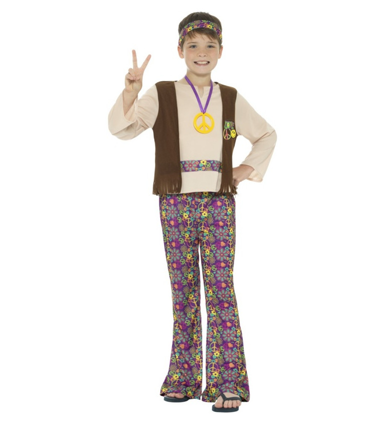 Dětský chlapecký kostým Hippie