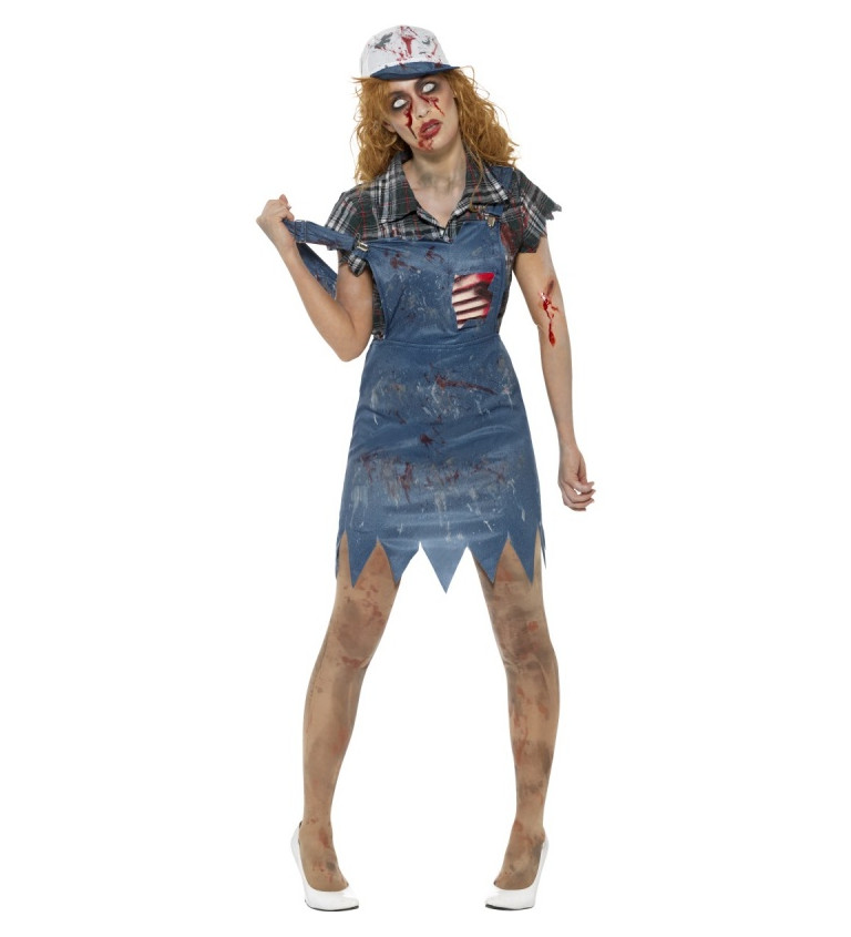 Dámský kostým Zombie opravářka