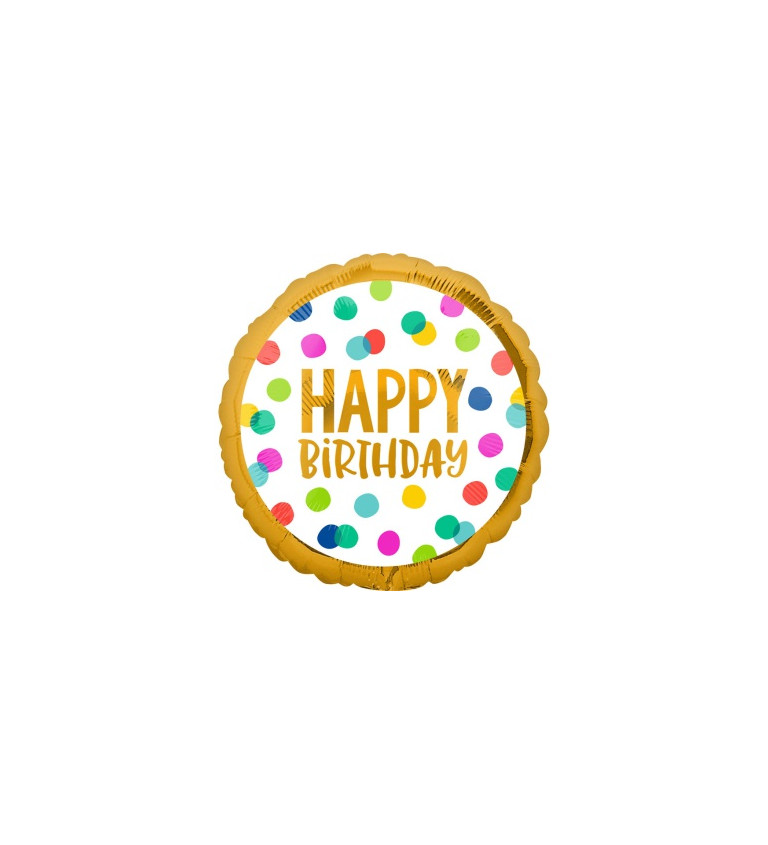 Fóliový balónek - Happy birthday