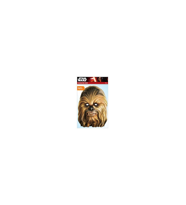 Papírová maska Chewbacca