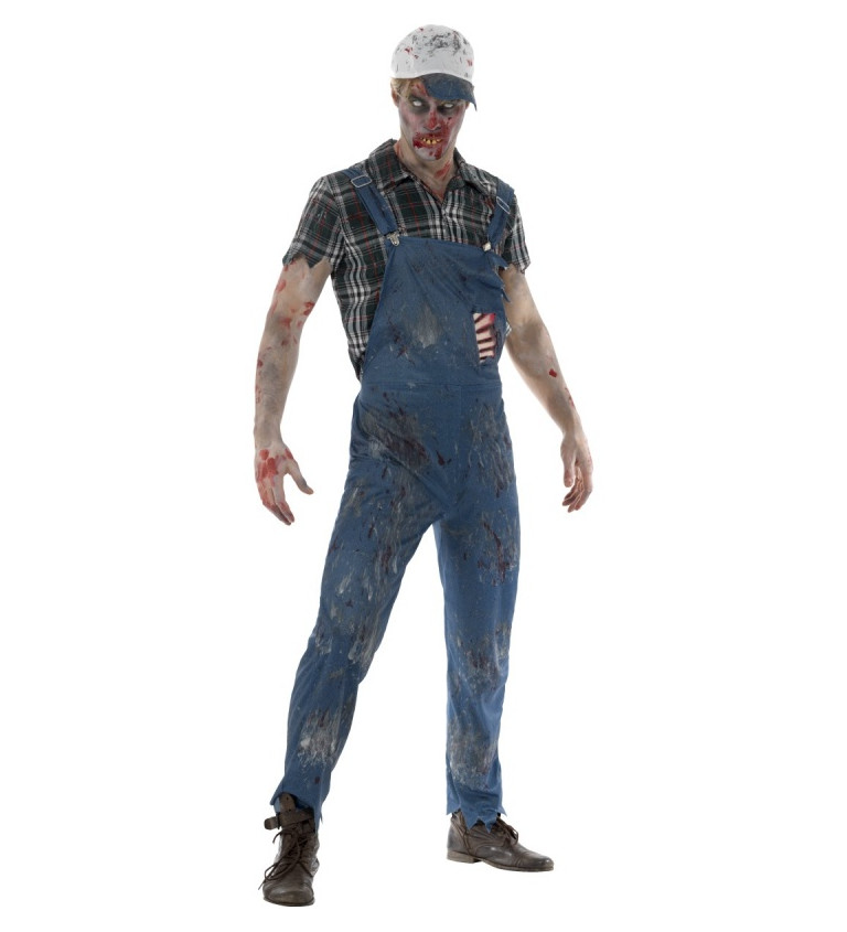 Pánský kostým Zombie dělník