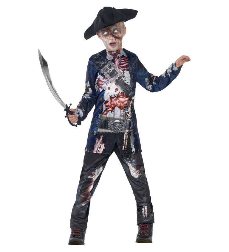 Dětský kostým Zombie pirát