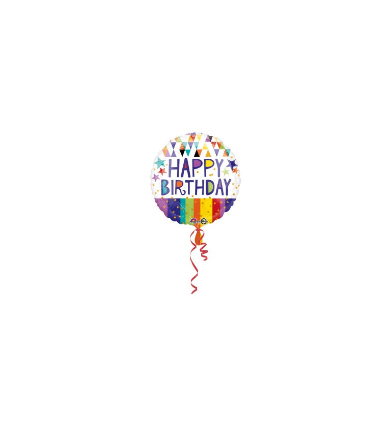 Narozeninový veselý balónek - Happy birthday