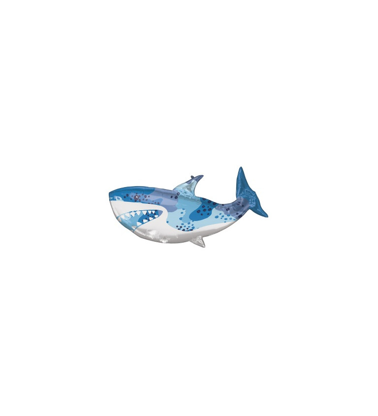 Fóliový balónek Zuřivý žralok