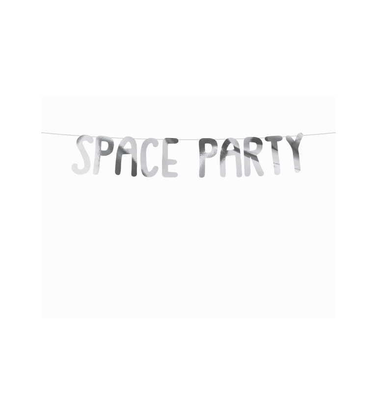 Stříbrná girlanda - Space Party