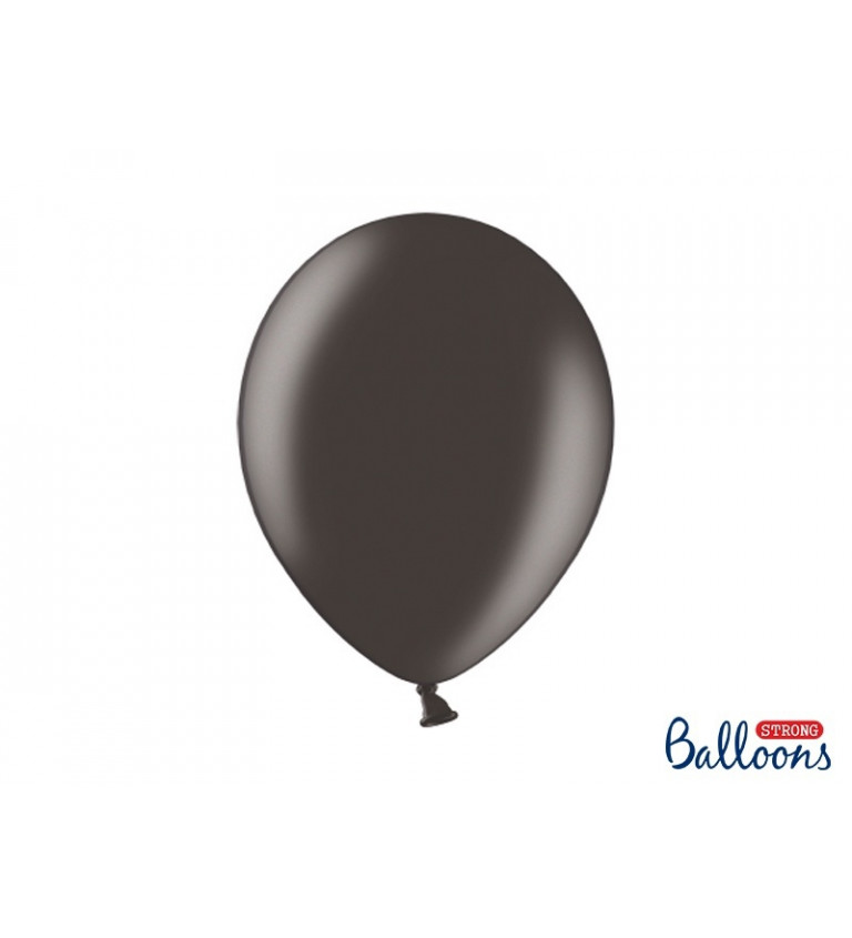 Balónek metalický - černý