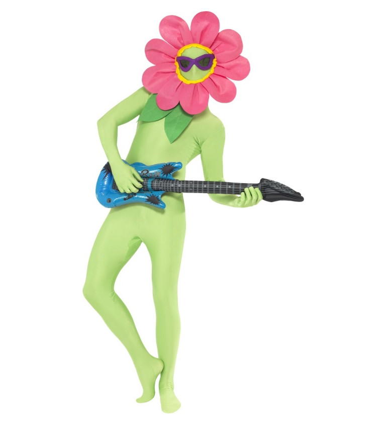Maska Tančící květina s brýlemi a kytarou