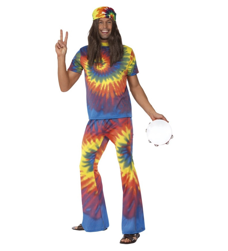 Pánský kostým - Hippie Duha