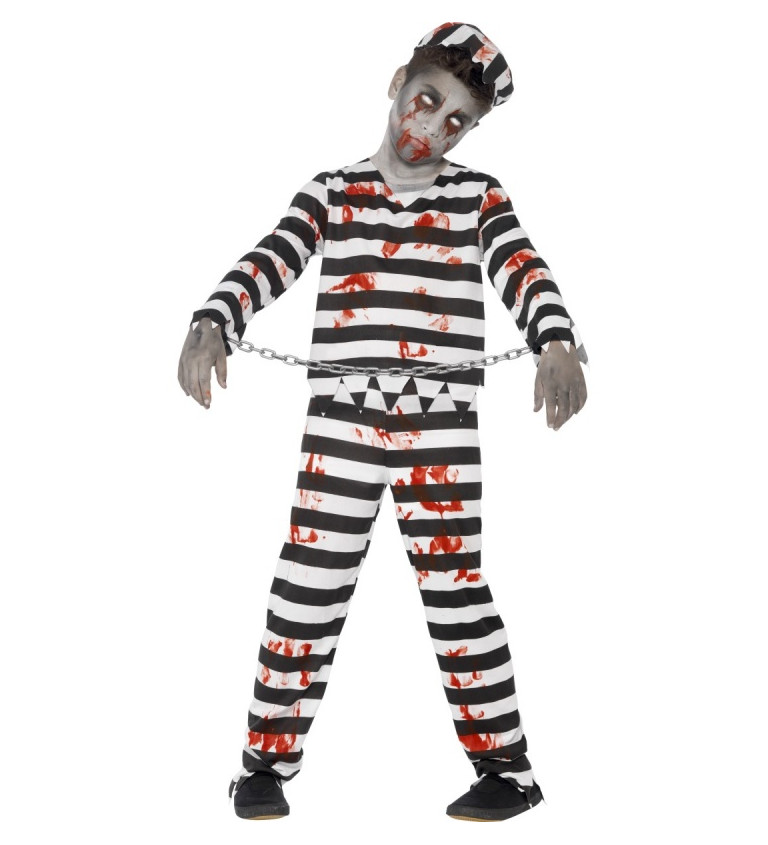 Dětský kostým zombie vězeň
