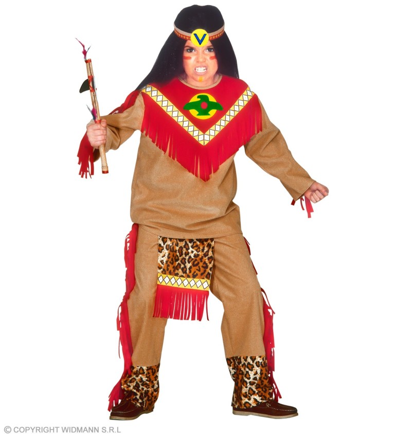 Dětský indiánský kostým Sedící Býk
