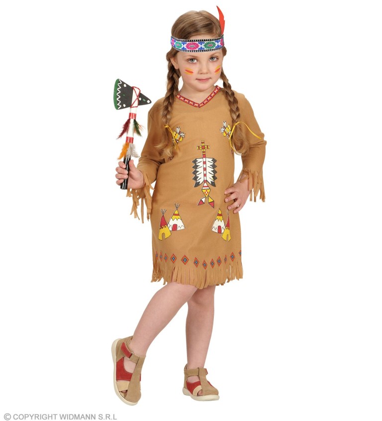 Dětský kostým pro dívky - Indiánka IV