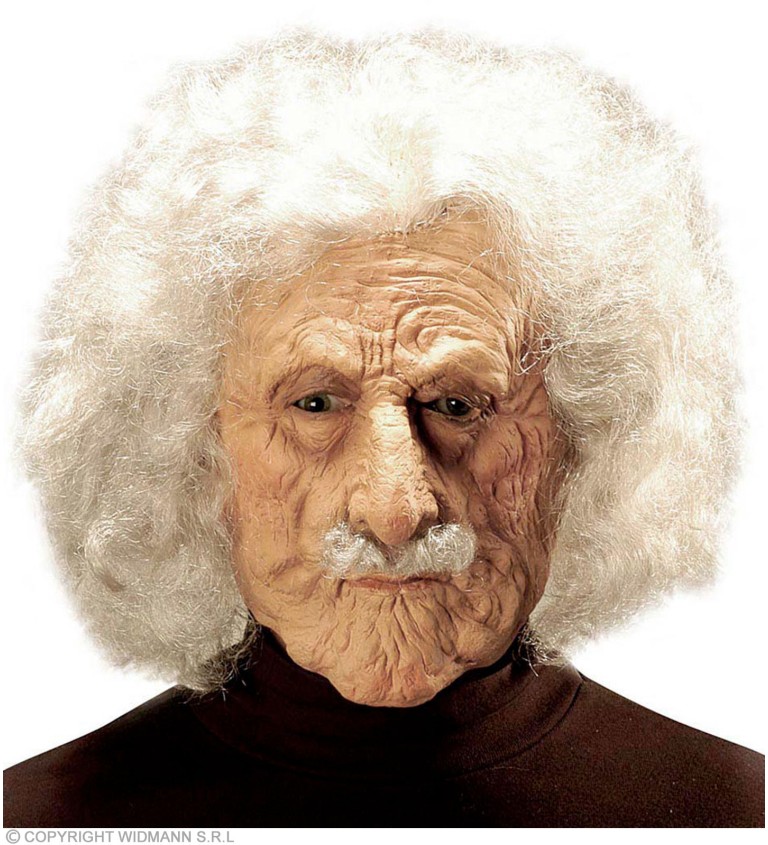 Maska známého Einsteina