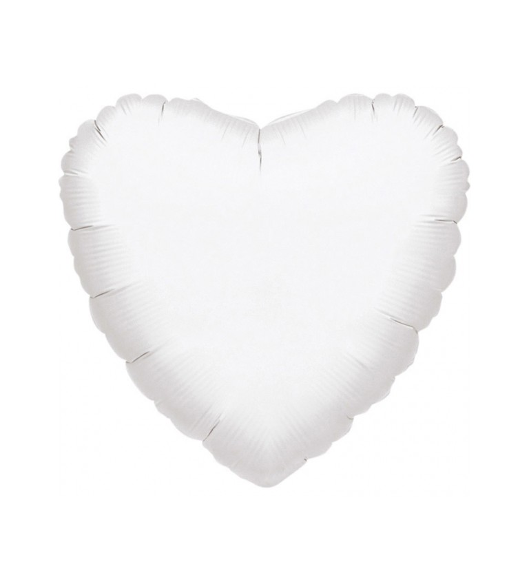 Balónek - srdce bílé
