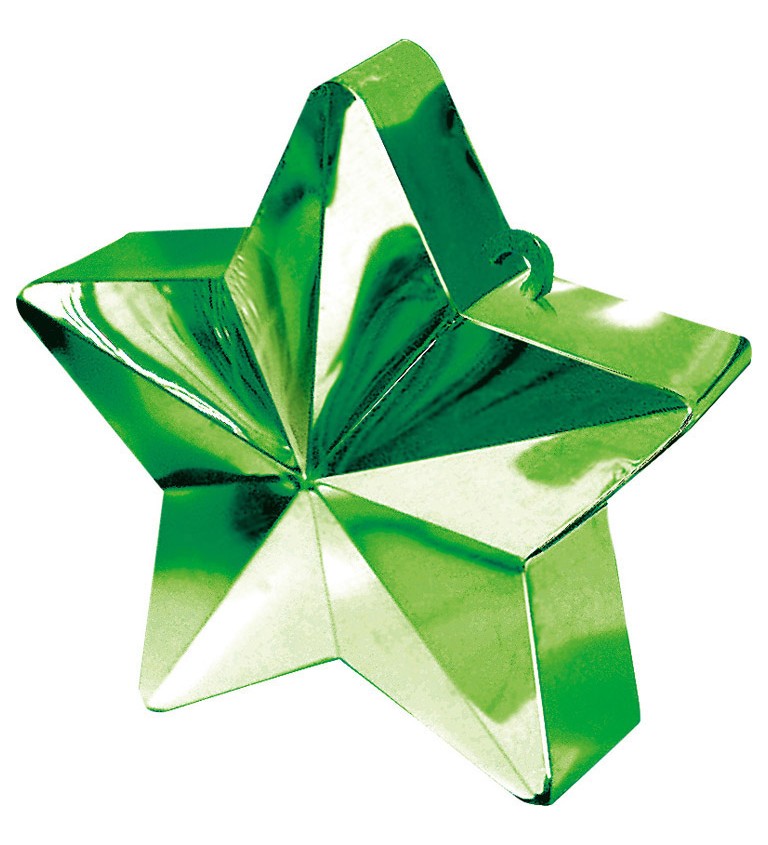 Závaží ve tvaru hvězdy - zelené