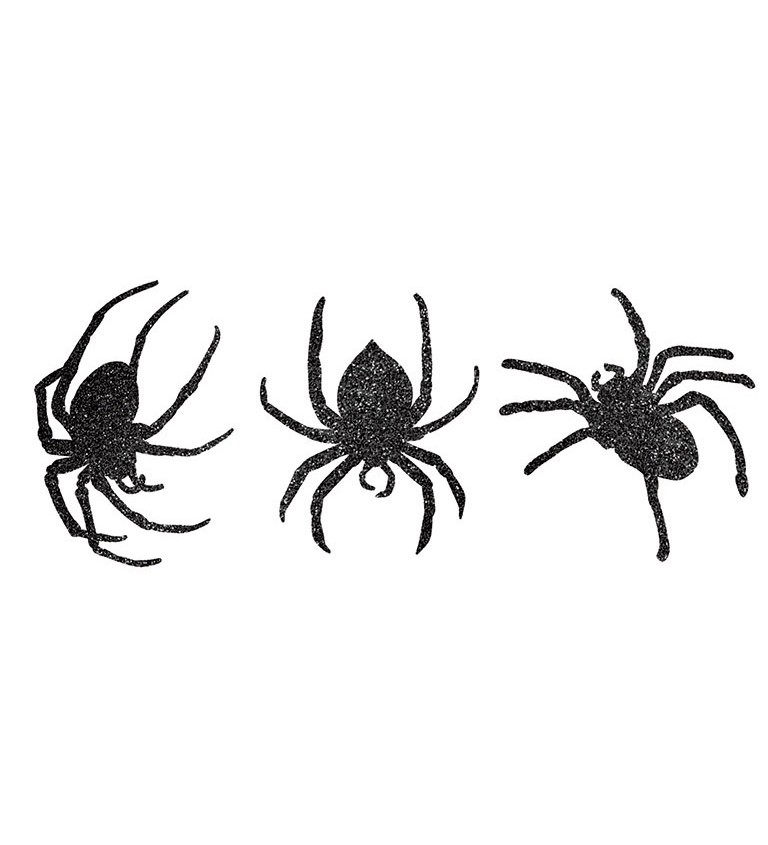 Třpytiví pavouci - Dekorace