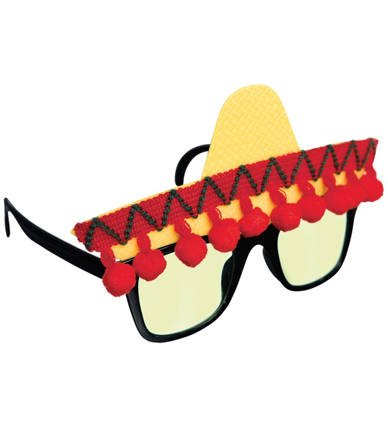 Brýle Fiesta plastové s kloboučkem