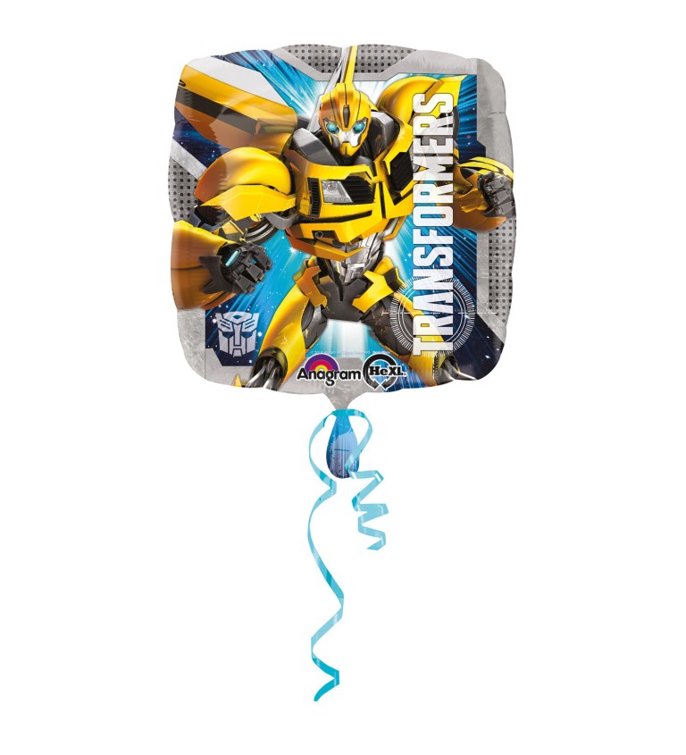 Čtvercový fóliový balónek Transformers