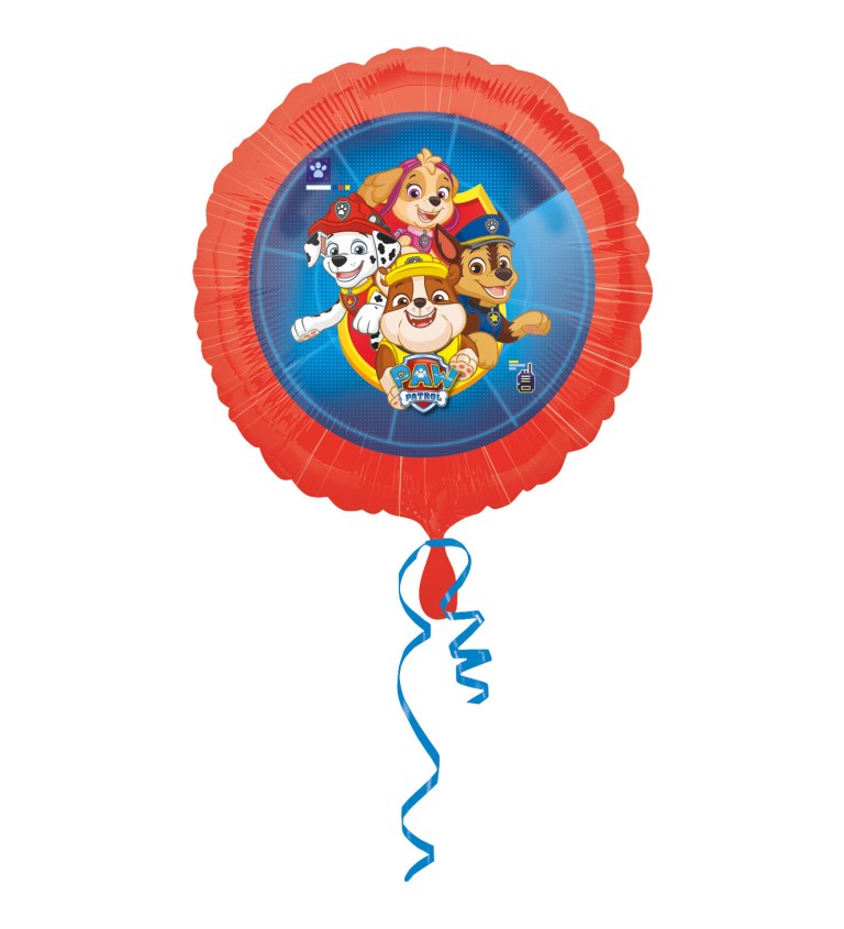 Fóliový balónek Tlapkova patrola