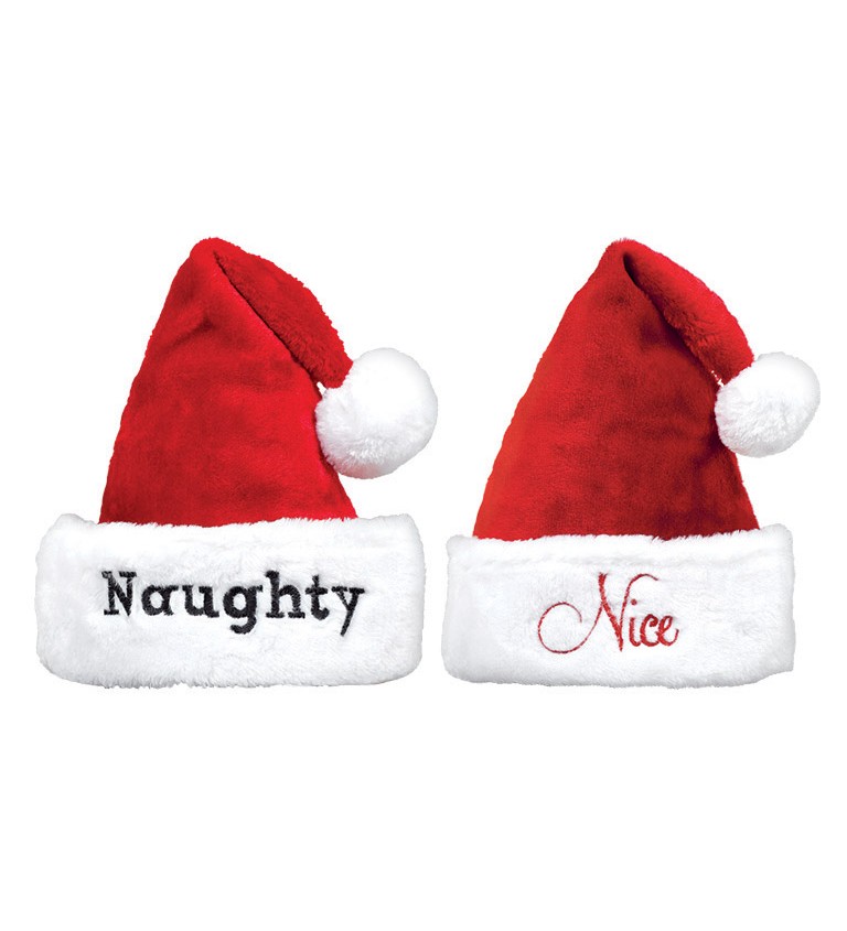 Vánoční čepice Naughty & Nice 