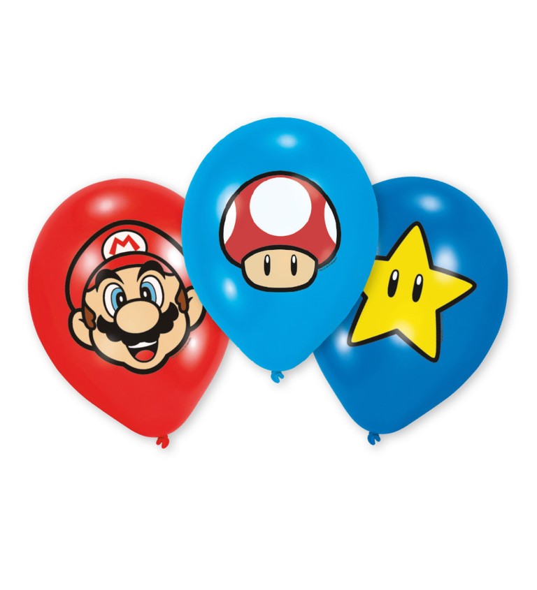 Sada balónků - Super Mario
