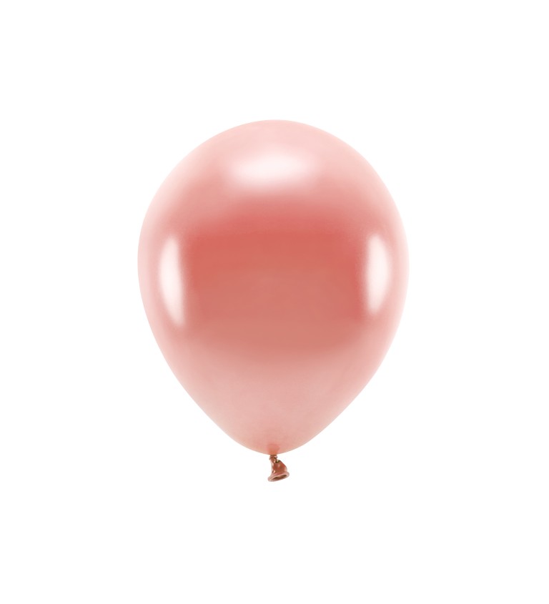 Růžové zlato balónky