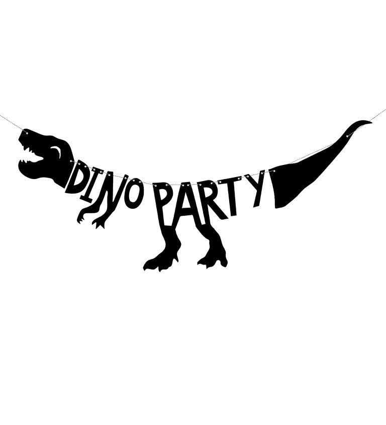 Girlanda Dino párty