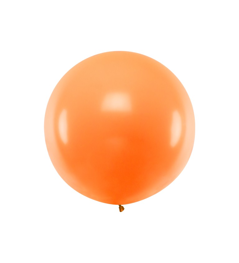 Obří oranžový balónek