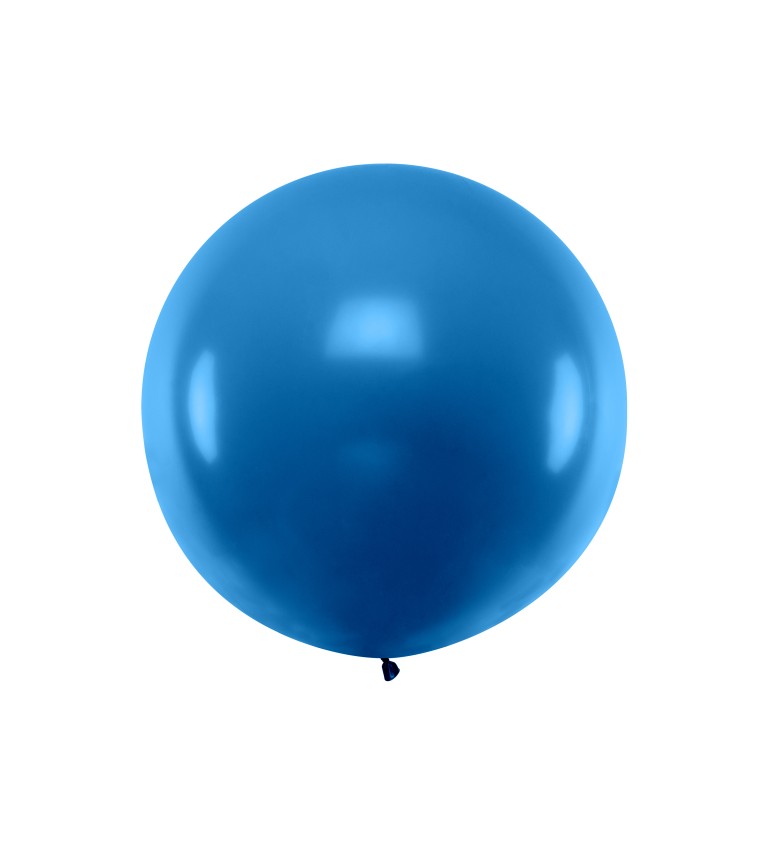 Tmavě modrý latexový balónek - 1 metr