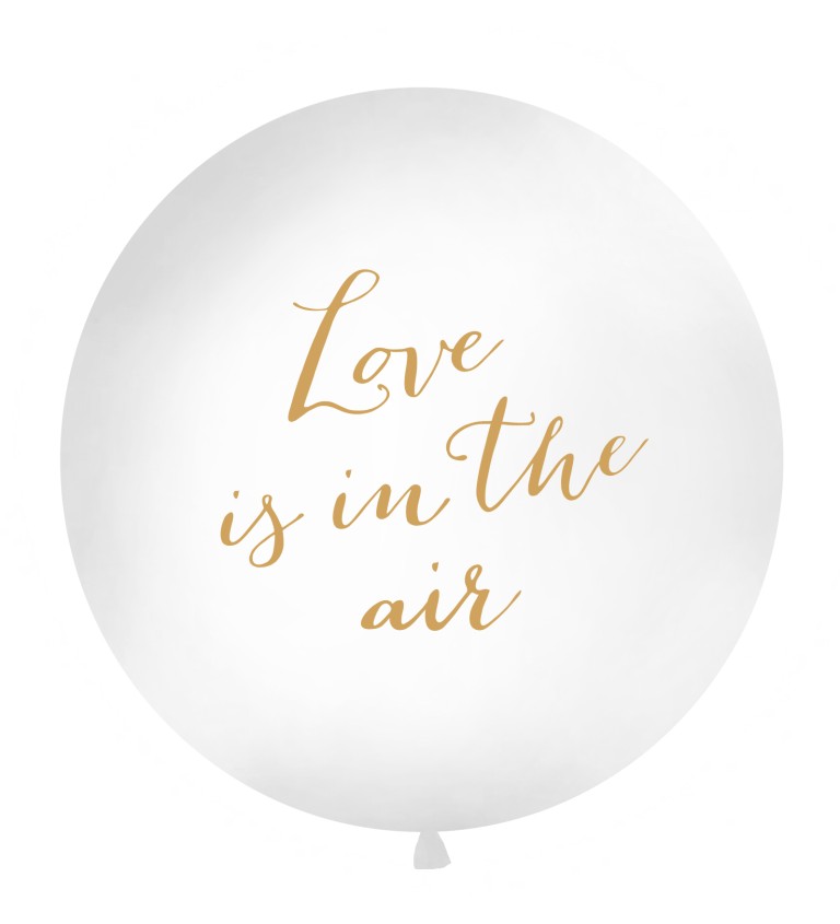 Obří balón 1 m, Love is in the air