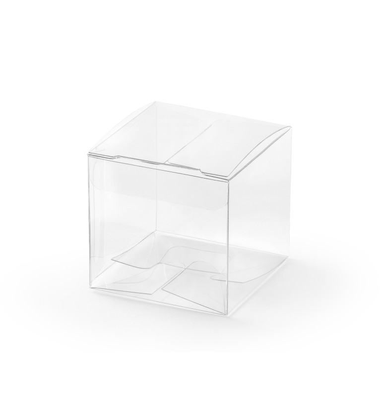 Průhledné plastové krabičky (10 ks)