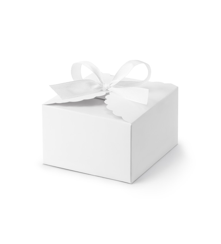 Bílá dárková krabička