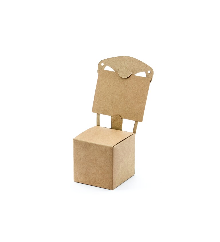 Dárková krabička ve tvaru židle