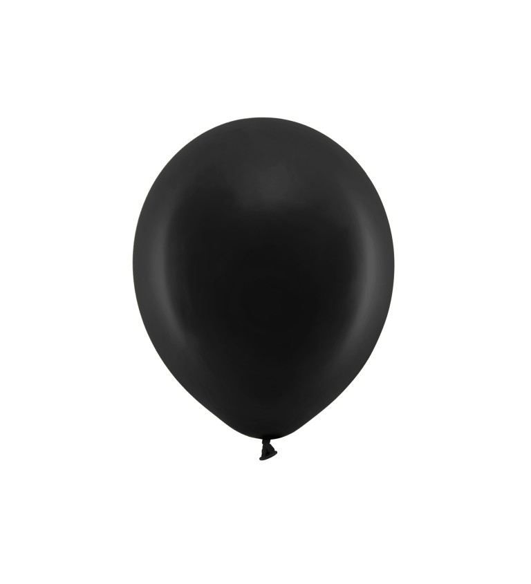 Balónky metalické, černé