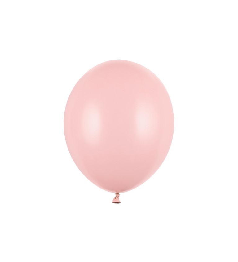 Balonky pastelové - světlé růžová 10 ks