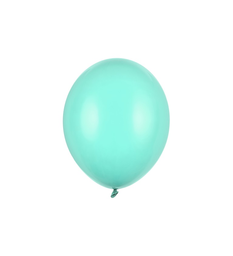 Latexový balonek - pastelový, světlé zelený, sada 10 ks, 30 cm
