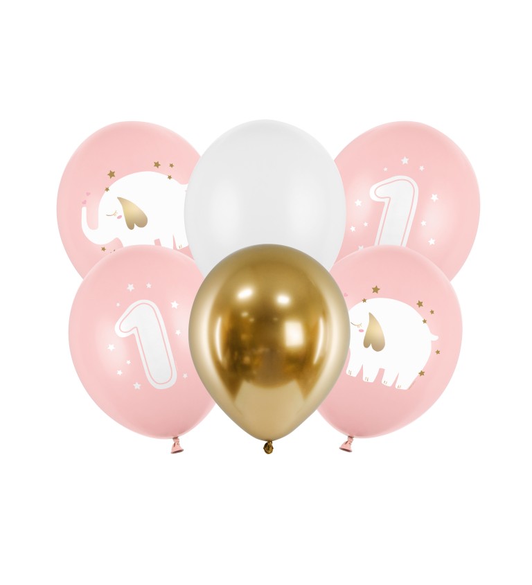 Latexové balónky první narozeniny