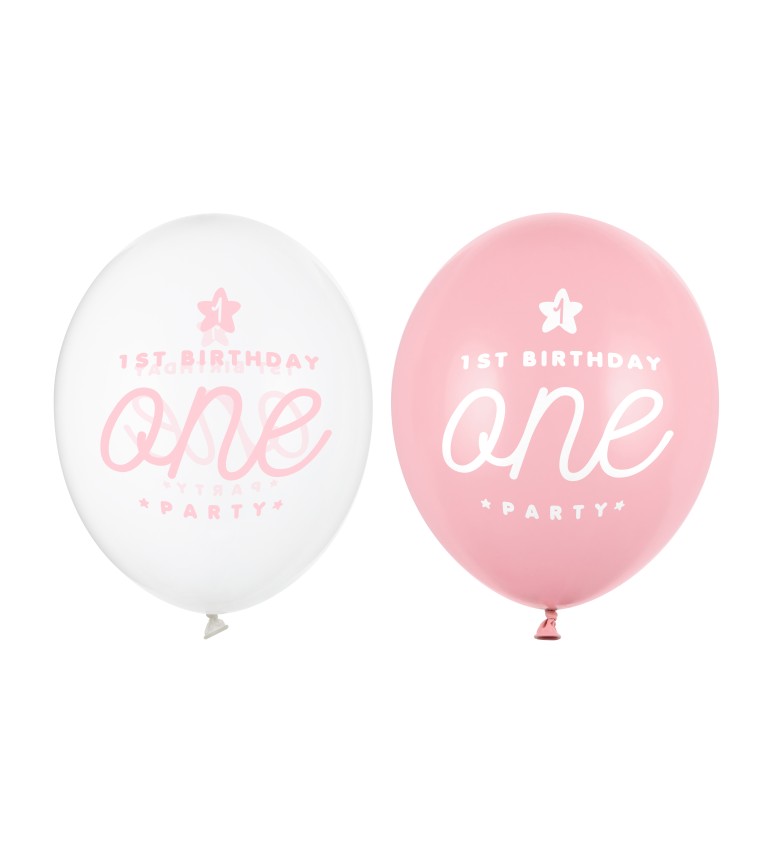 Balónek růžový Birthday