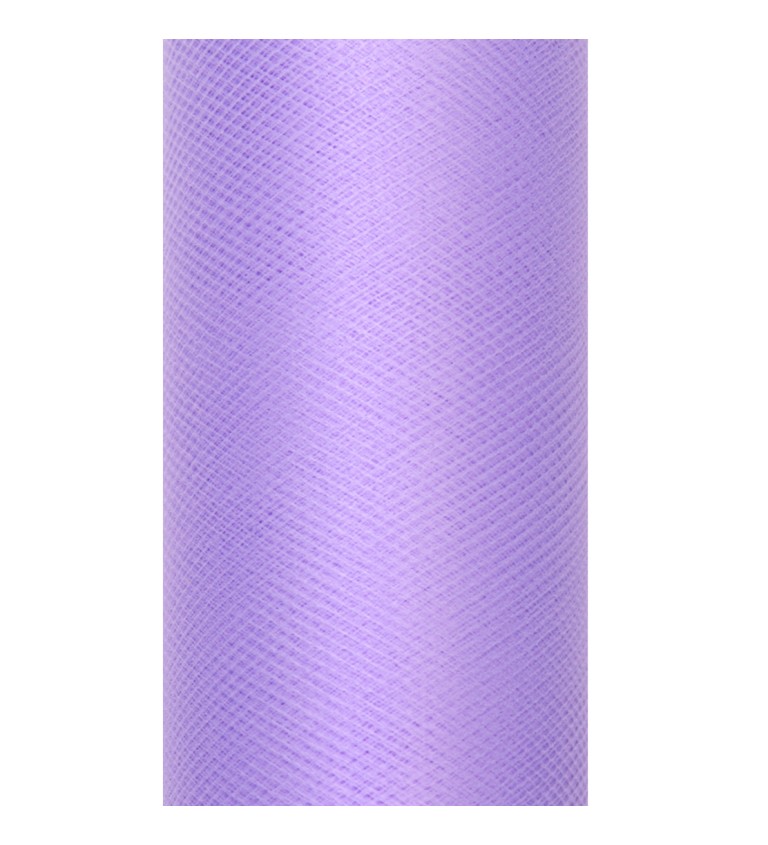 Jednobarevný fialový tyl
