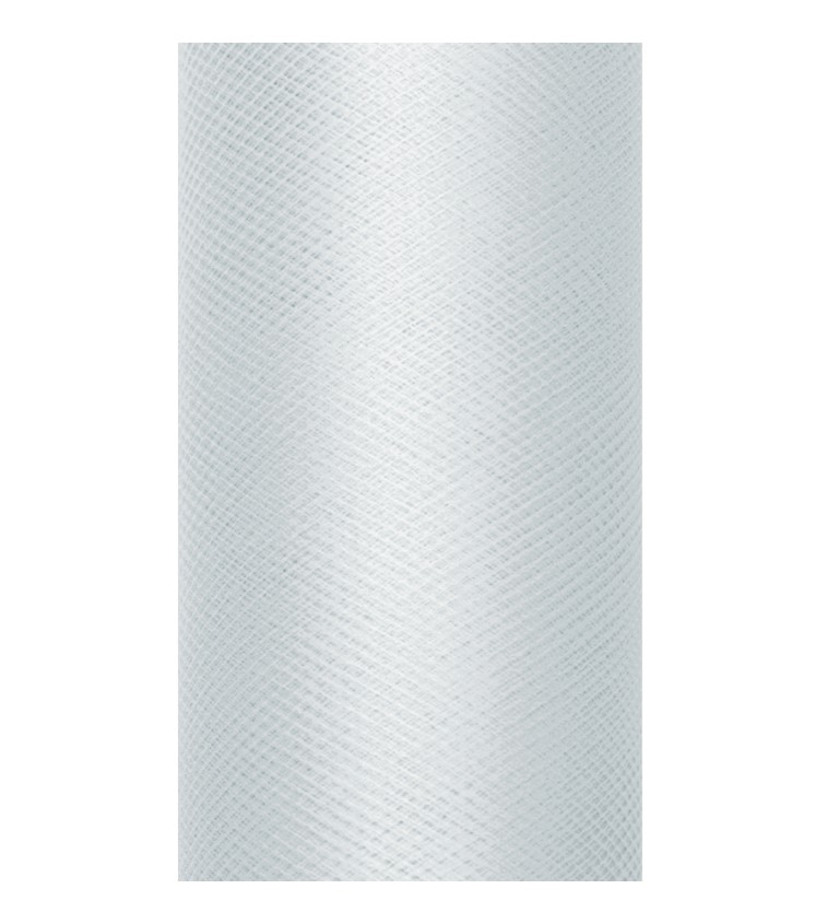 Dekorační tyl 0,3 m - šedý