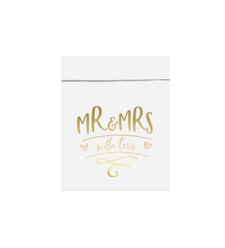 Papírové sáčky Mr&Mrs