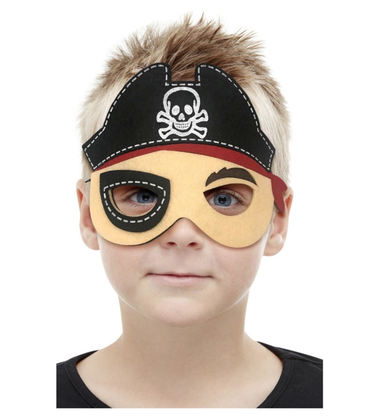 Maska pro děti - pirát