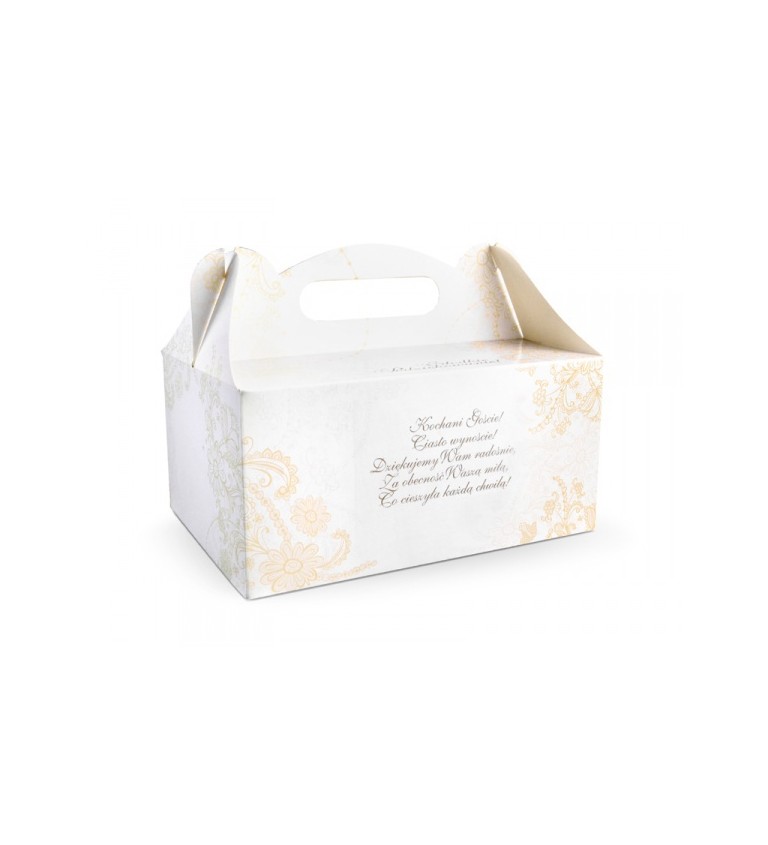 Dekorativní krabička na svatební dort